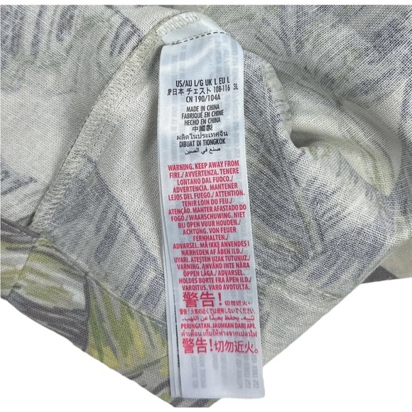 Disneyland Resort Spirit Jersey Shirt Jacket XL‎ Tropical Palm Button Down NEW - Picture 4 of 8